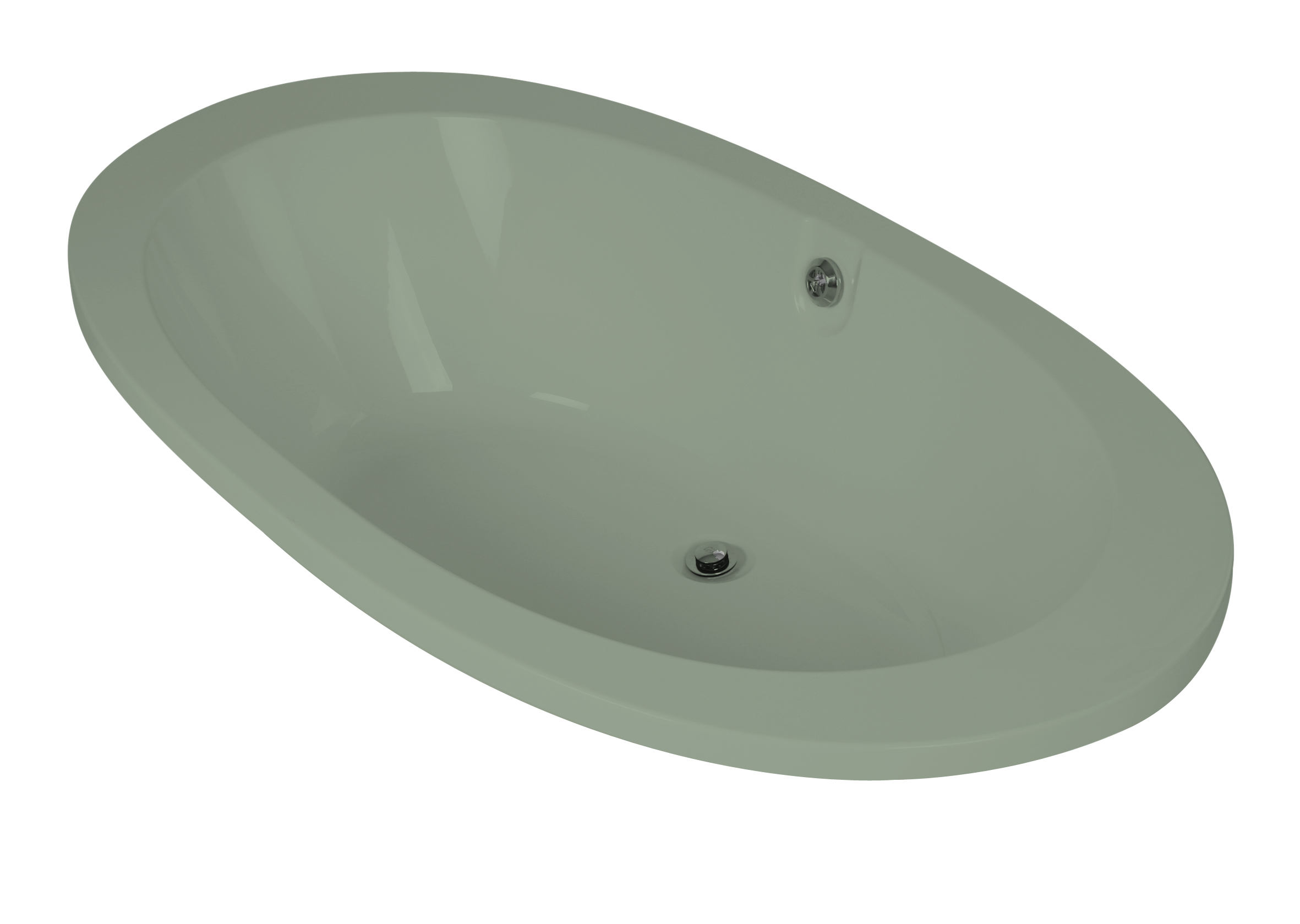 Bath Oval Cowrie 1800x960mm Avocado