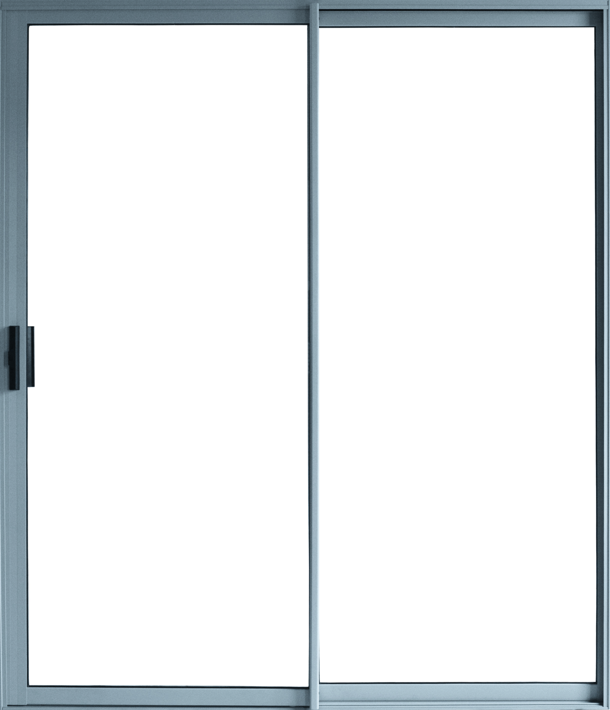 Door & Frame Aluminium Sliding Universal 1800x2100mm Silver Clr