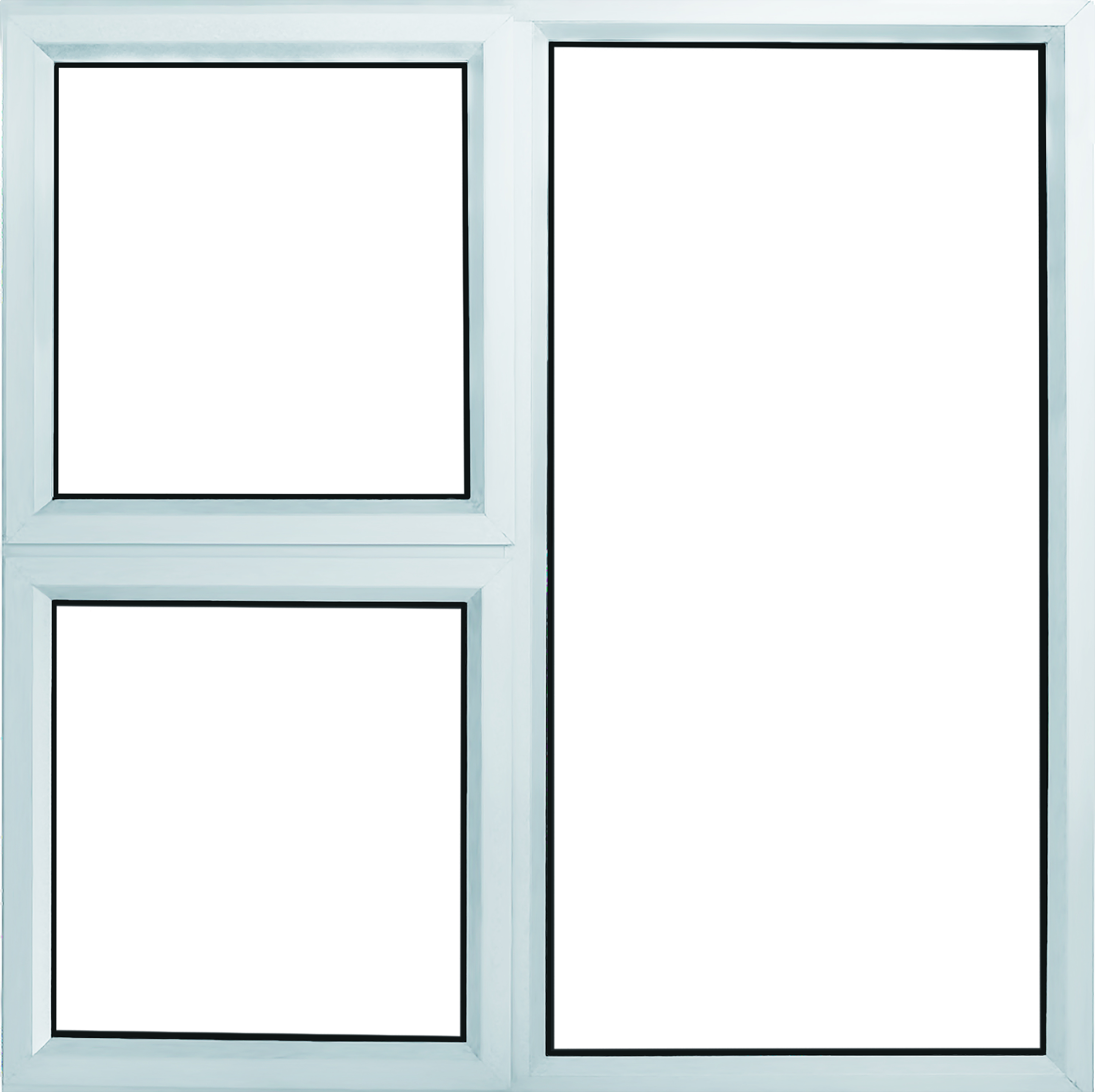 coco’N Kenzo Window Aluminium Top Hung 1200x1200 2 Vent Silver Clr