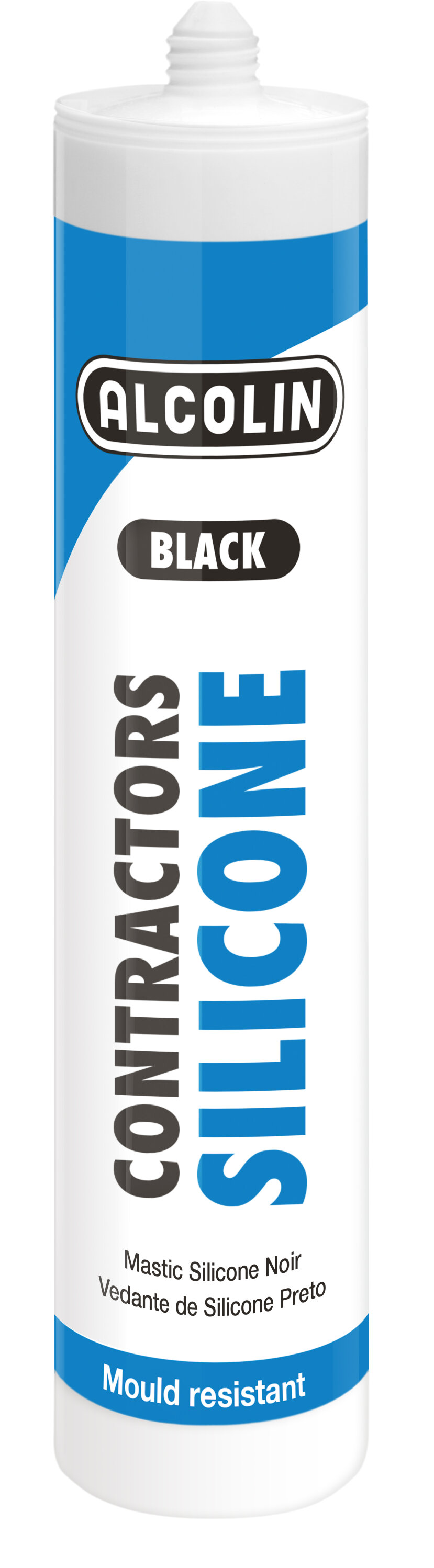 ころんページ　SCLO-241 Alcolin Silicone Sealant Black Contractors 260ml 056-72 - BUCO