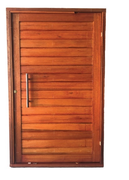 Door Hardwood Pivot 1200x2032 Horizontal Panel Complete 261731