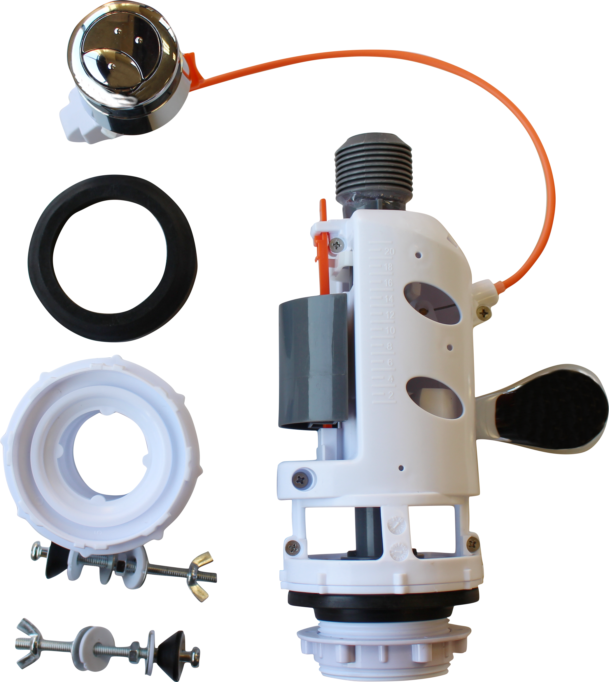 Komfi Universal Dual Flush Cistern Mechanism Kit FMDFK