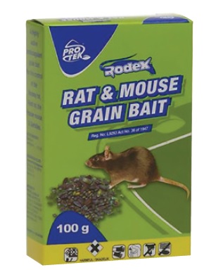 Protek Rodex Grain Bait 100g RODGRAIN100