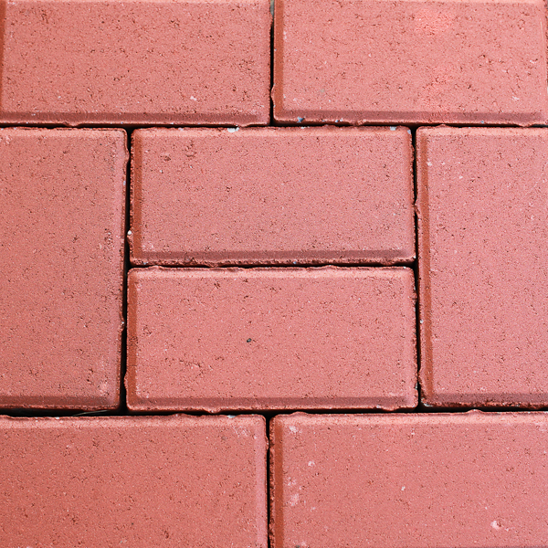 Bevelled Paver Red 50mm