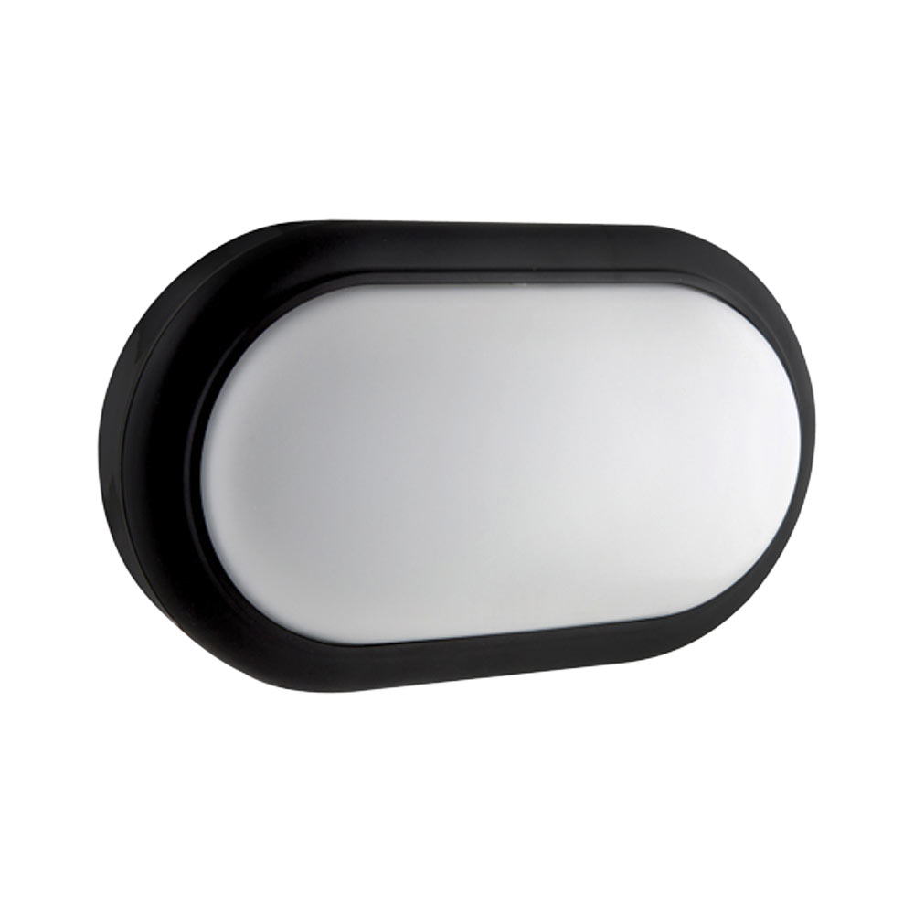 Eurolux Light Bulkhead Black 220 -240V 60Hz 15W