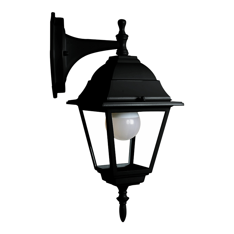 Lantern 4 Panel Down Facing E27 BL/4102B