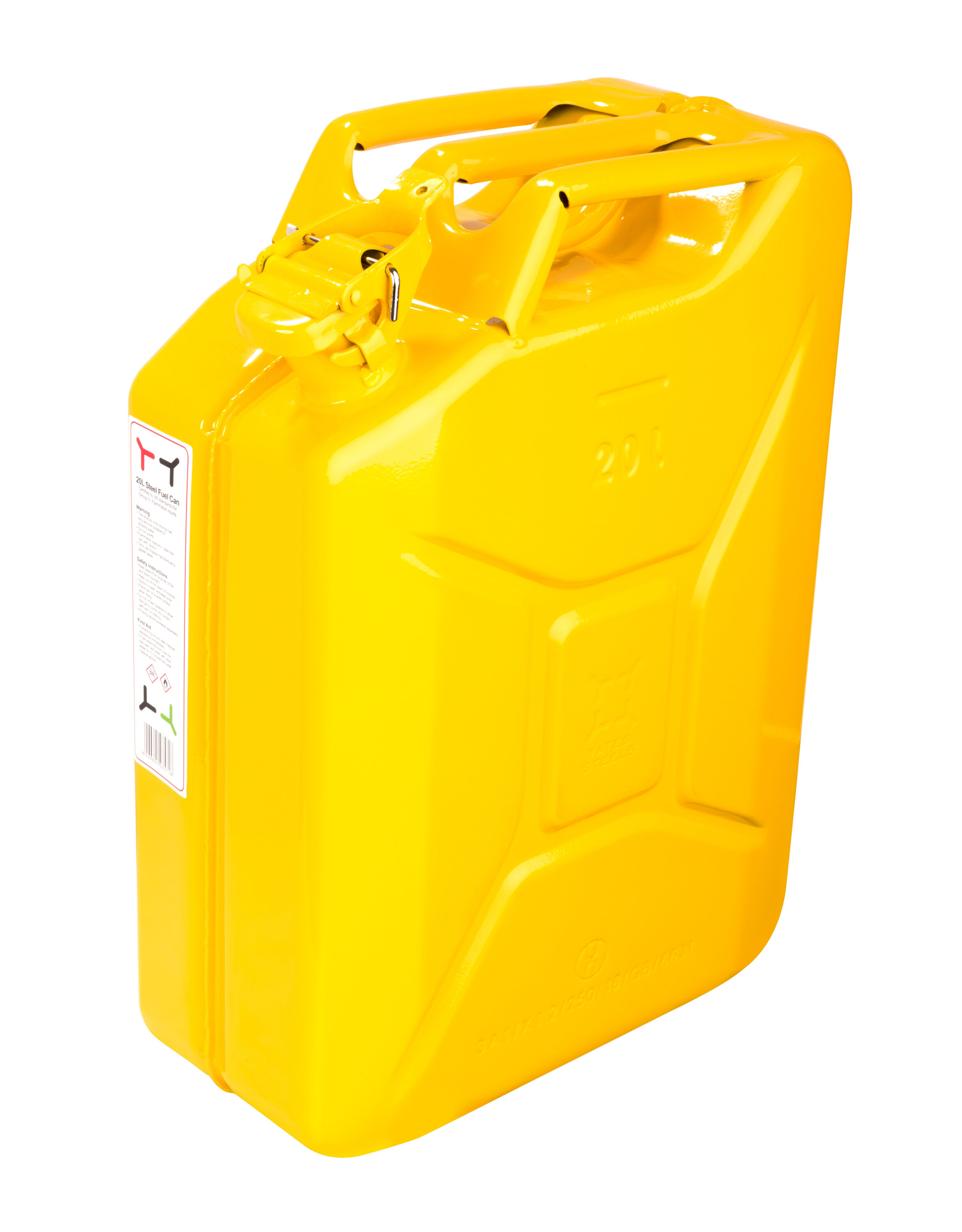 Jerry Can 20l Petrol With Safety Pin (Yellow) JC-20LY Ryobi - BUCO