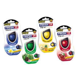 Shield 24 Clip On Air Freshner Mixed SH1135