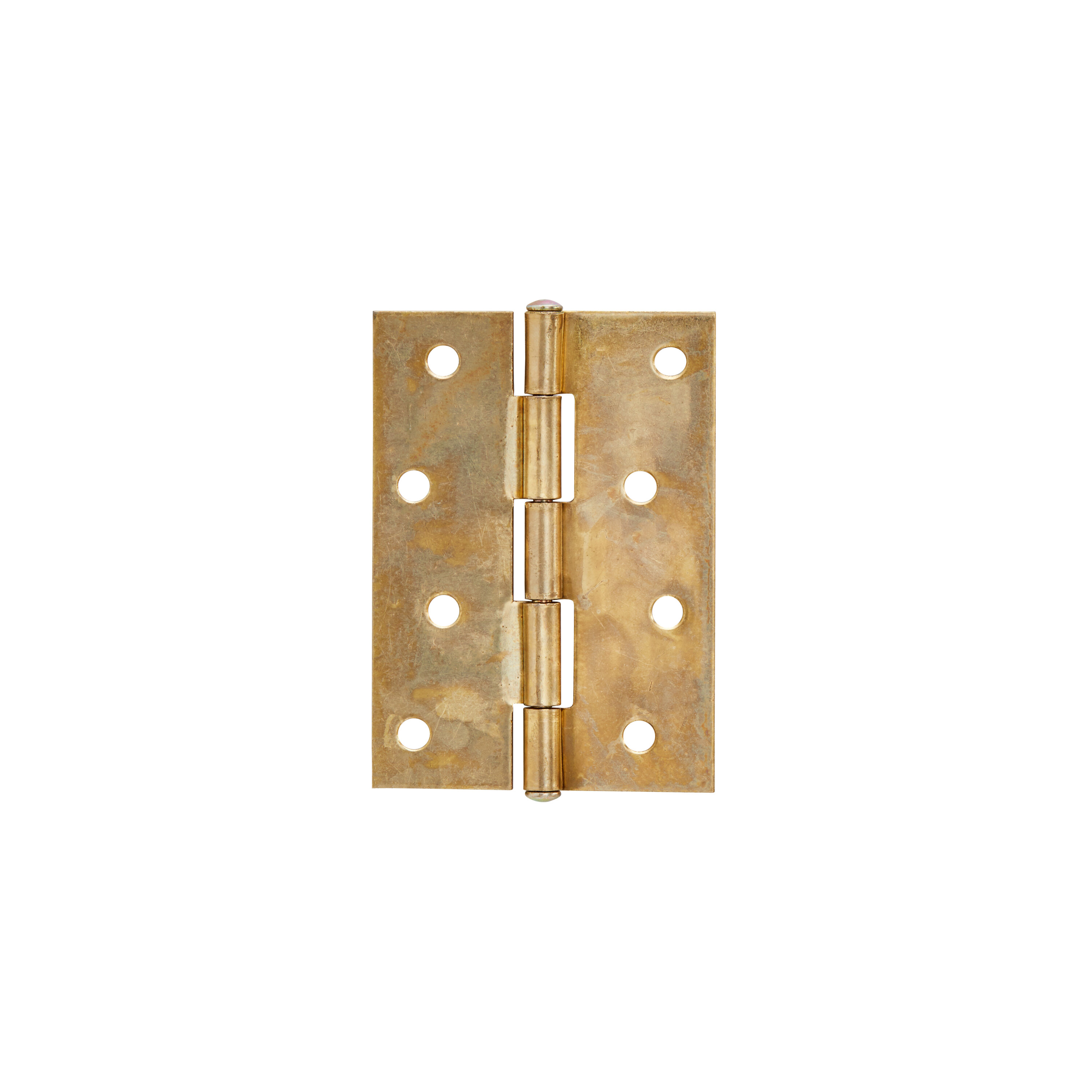 Mackie Hinge Butt & Screws 100mm Brass Plated