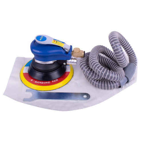 Air Orbit Sander  150mm Hook and Loop with Dust Extraction