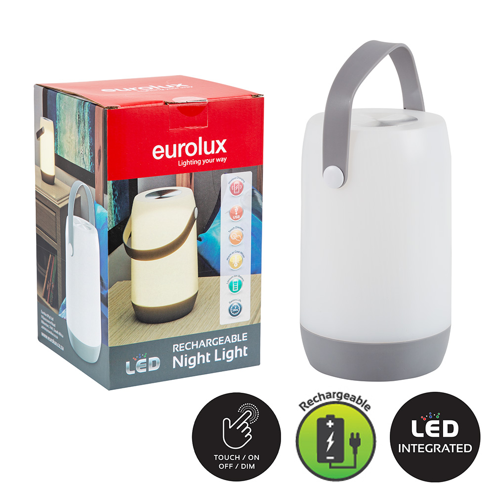 Eurolux Rechargeable LED Bedside Night Light | Lighting | BUCO