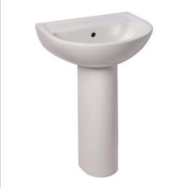 Basin and Full Pedestal Tamarin Solo 215028