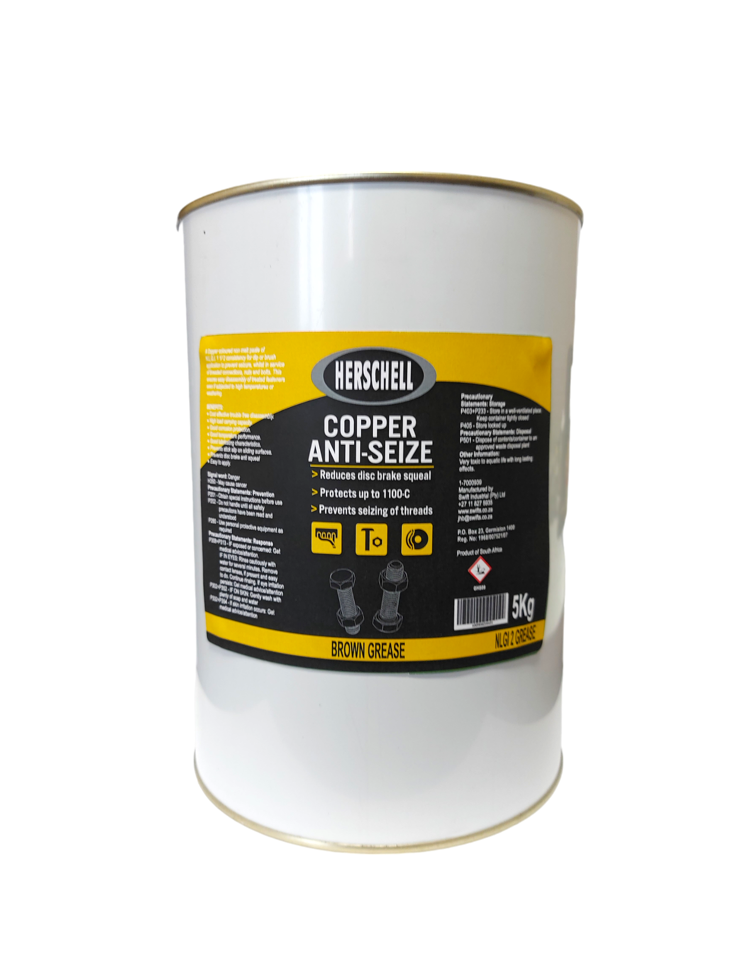 Copper Anti-Seize Paste  5Kg Herschell