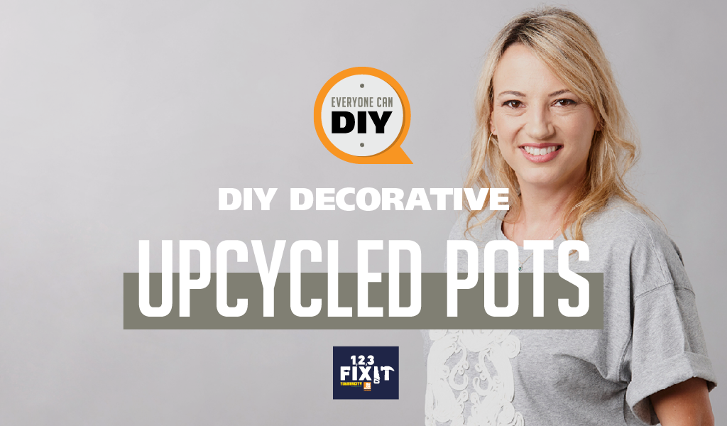 DIY Decorative Upcycled Pots
