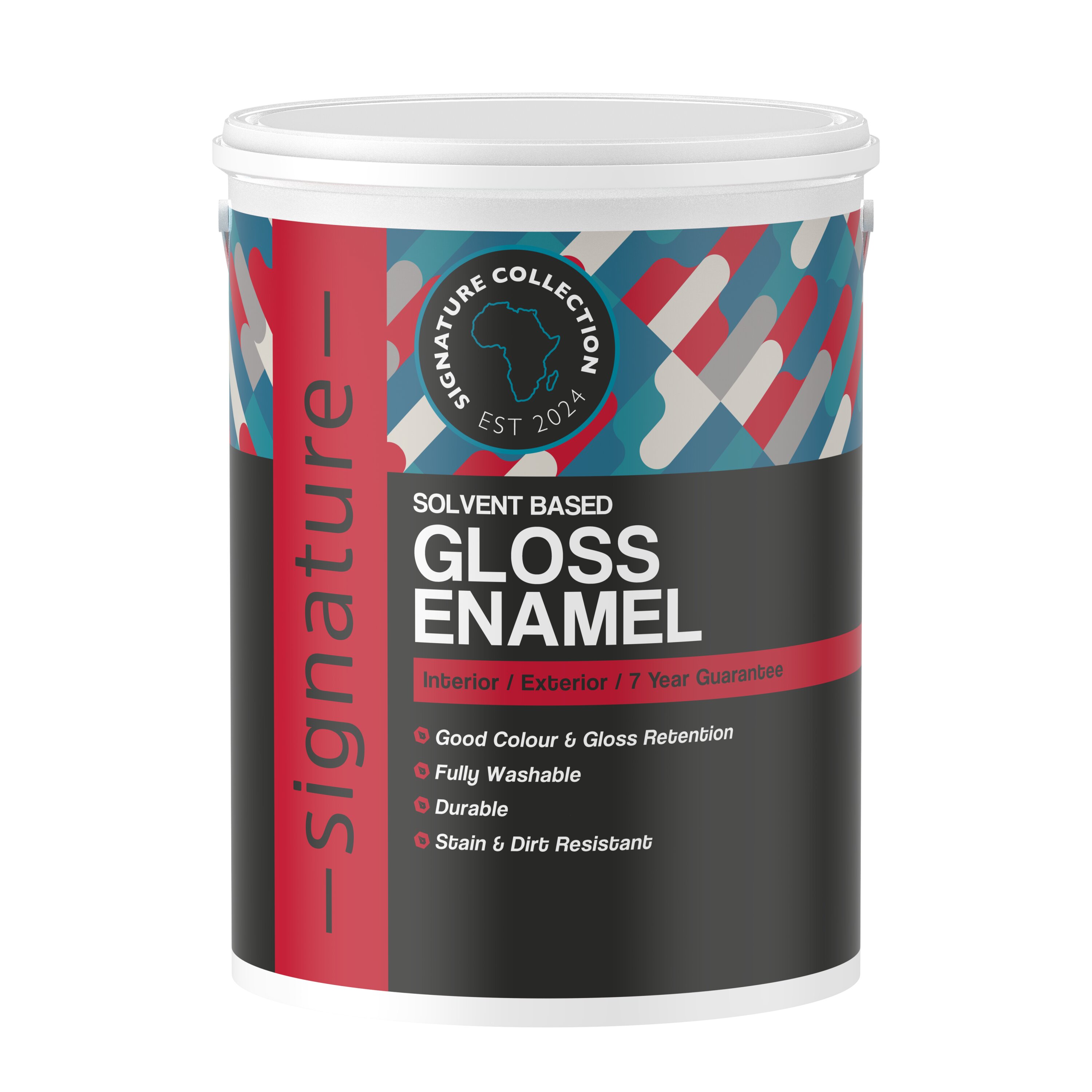 Solvent Based Gloss Enamel Signature - White 5L