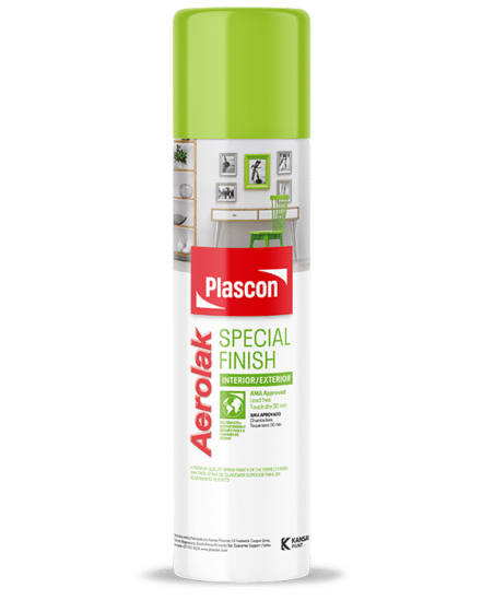Plascon Aerolak Spray Paint Fluorescent Signal Green 300ml
