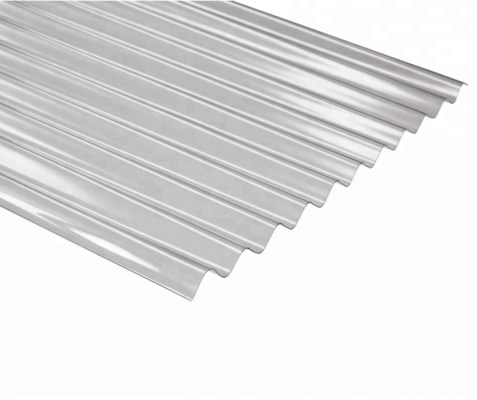 Corrugated 0.8mm Polycarbonate (762 Cover) Clear 3.6m