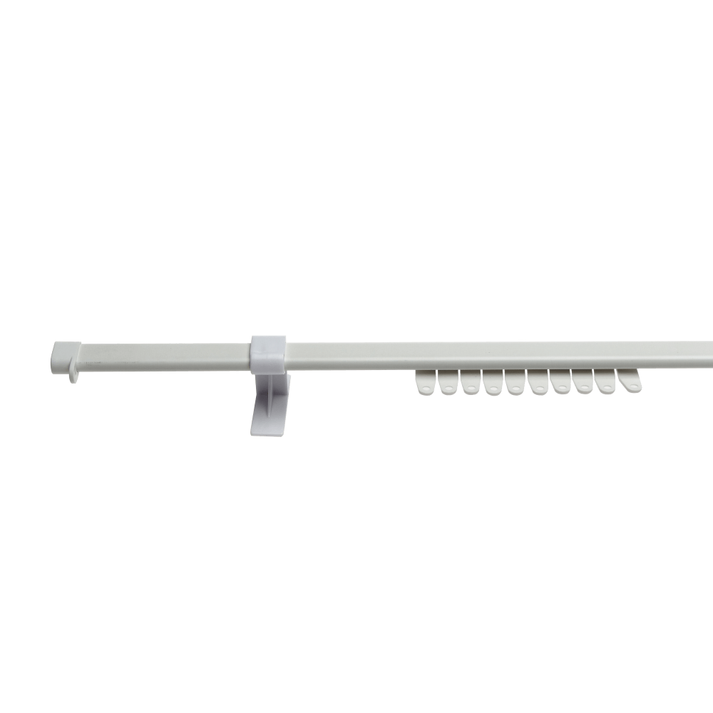 Curtain Track Regular C Single Steel 1.5m P/P