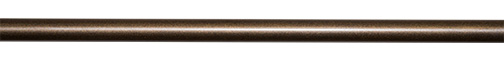 Rufflette Curtain Pole 25mm Antique Bronze 1.0m
