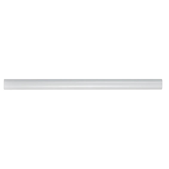 Rufflette Curtain Pole Cafe Smooth 16mm White 3.0m