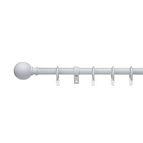 Rufflette Curtain Pole Sherwood White 33mm x 2.5m