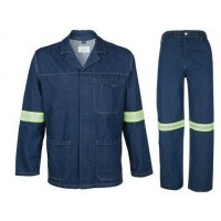 Dromex Overall Conti Suit CLO Reflector Denim (42)