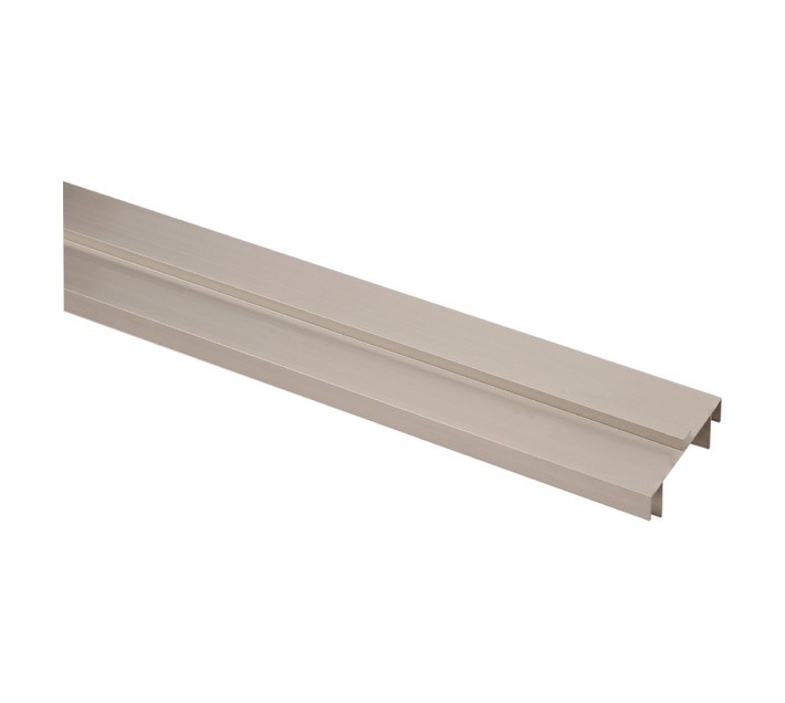 Gypsum Drywall Aluminium Door Frame Leg 76x5180mm Nat Anod 1583