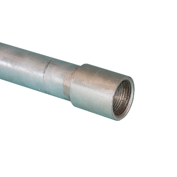 Galvanised Pipe Medium Threaded Socket 50mm x 3.00m