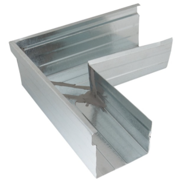 Gutter Galv Square Angle 100x 75mm 0.4mm External