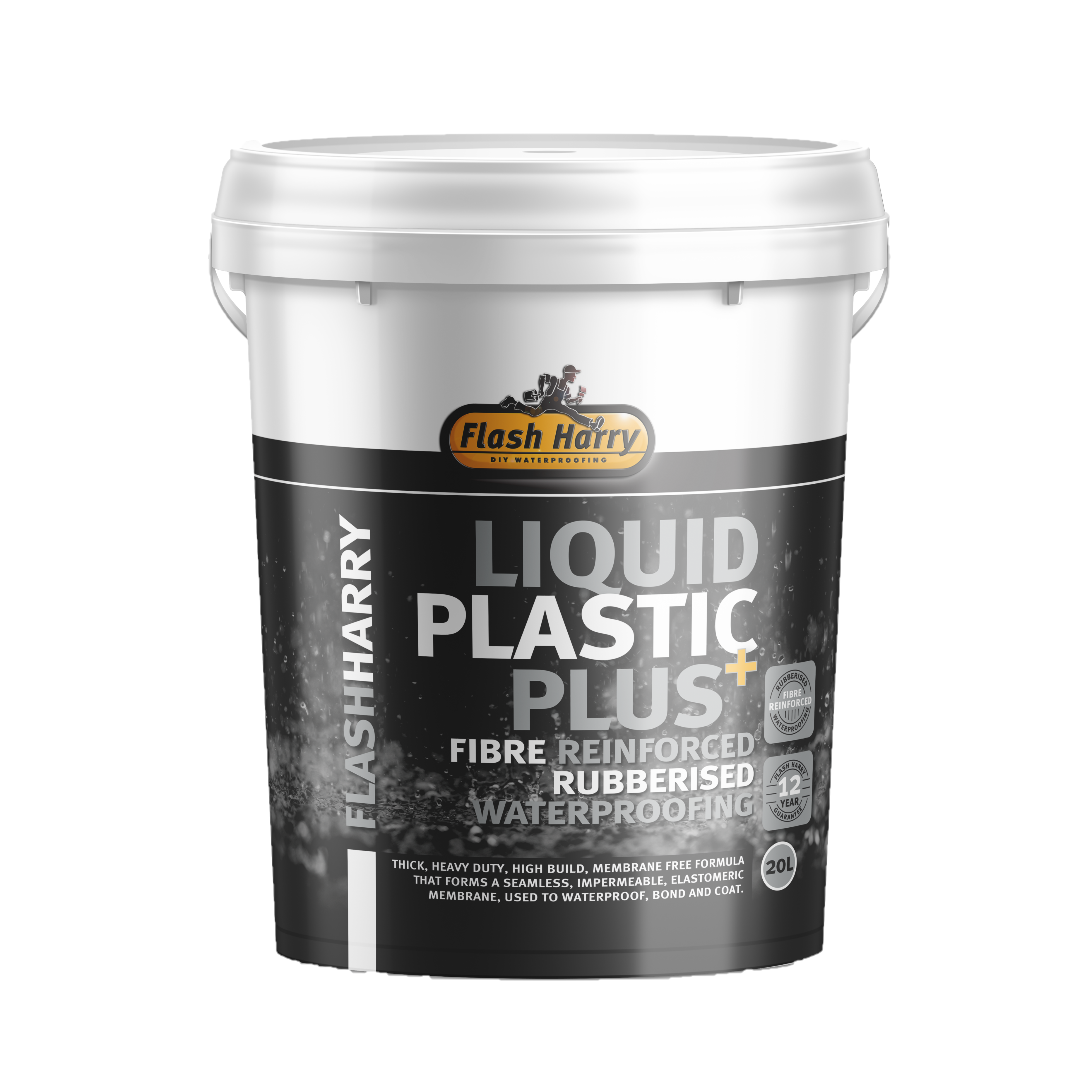 Flash Harry Liquid Plastic Plus 20l Charcoal