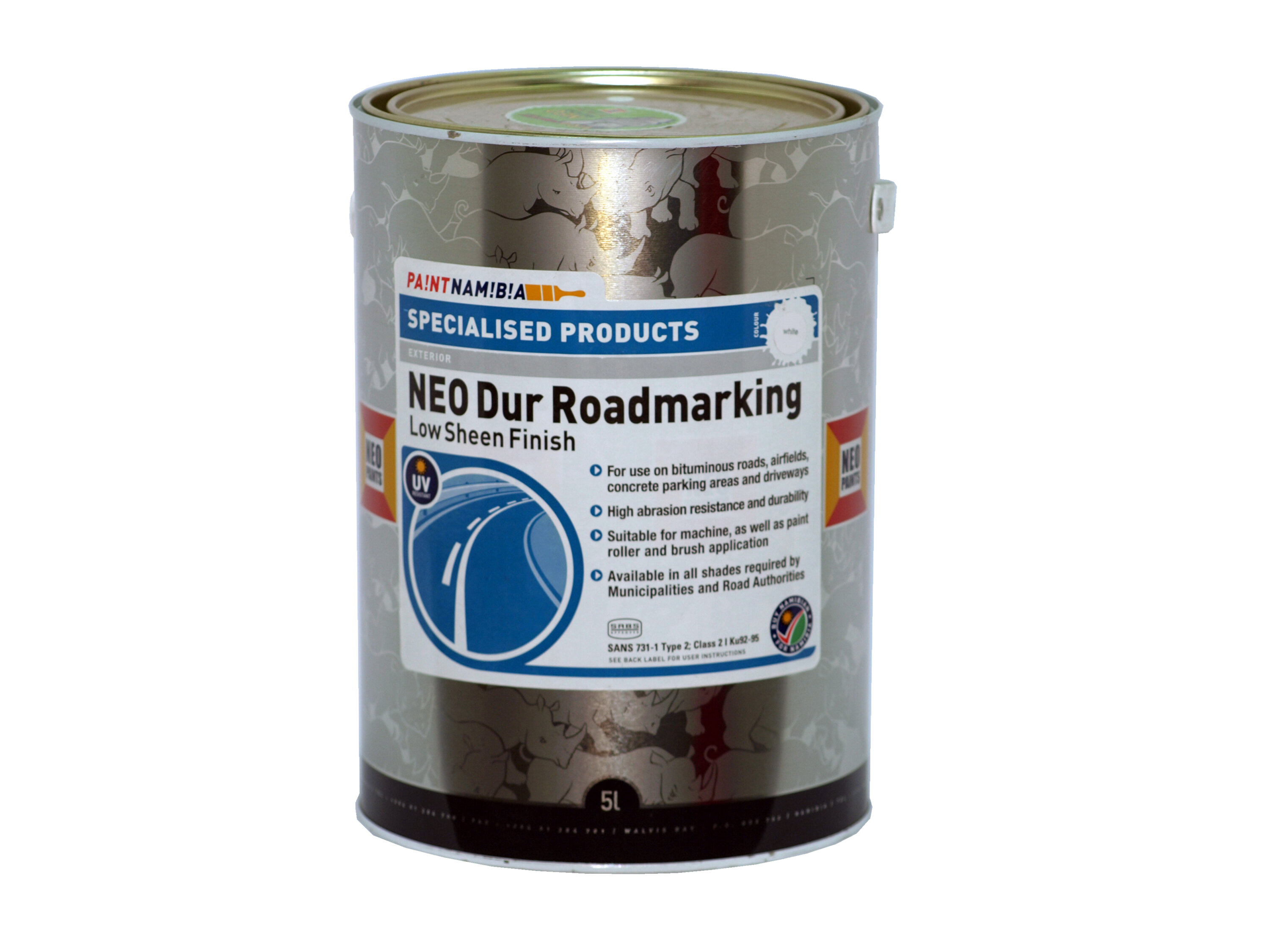 Neo Road Marking Paint Yellow 5l RM5.01