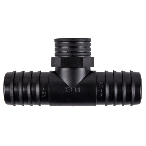Nylon Insert Tee Male Combination 15mm