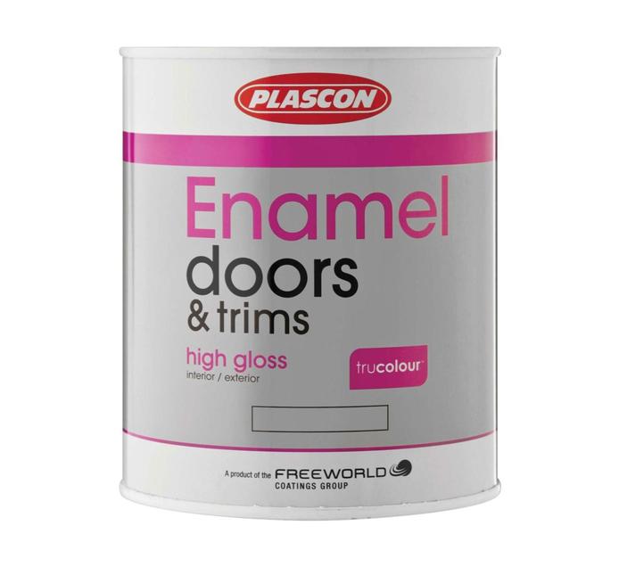 Plascon Super Gloss Enamel Black 1l