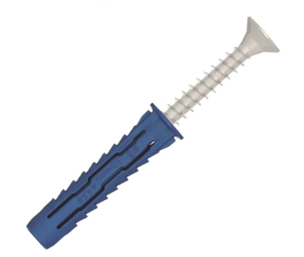 Plug Universal Nylon With Screws 12X60mm 4/Bag