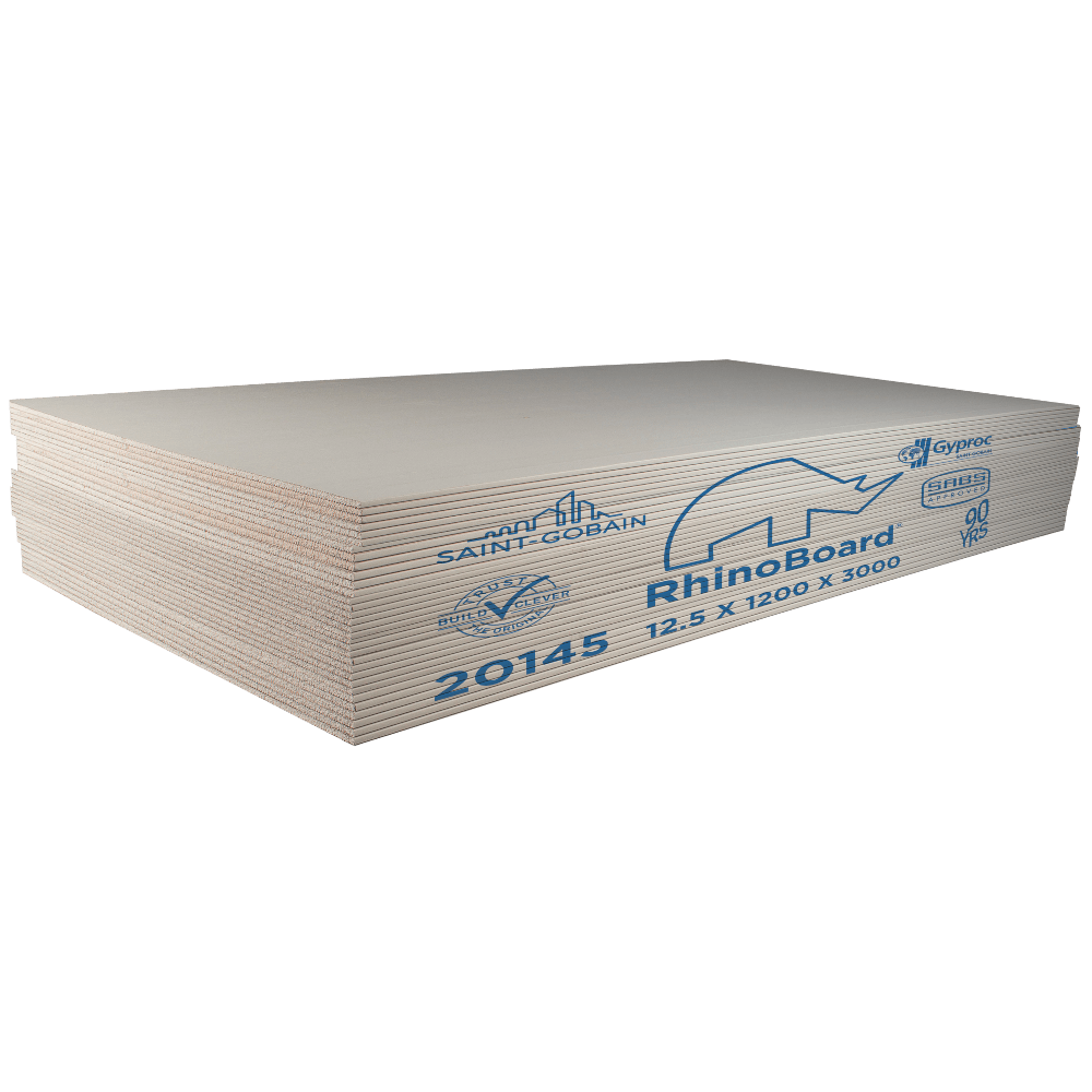 Plasterboard 12.5x1200x3000mm Tapered Edge Ivory Gypsum